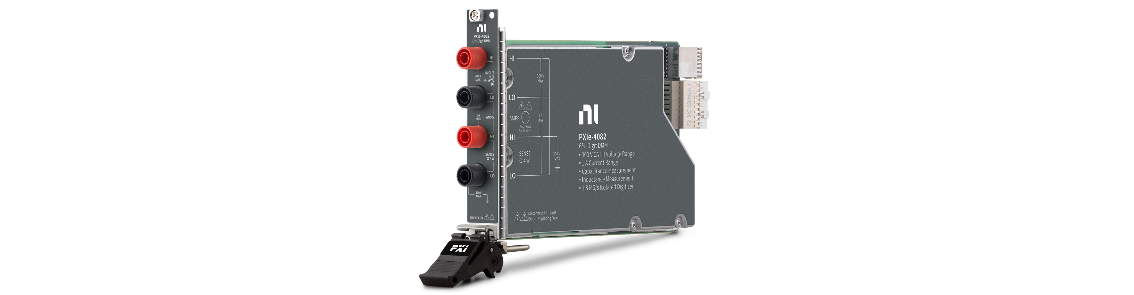 NI PXIe‑4082 6½‑digit PXI digital multimeter module