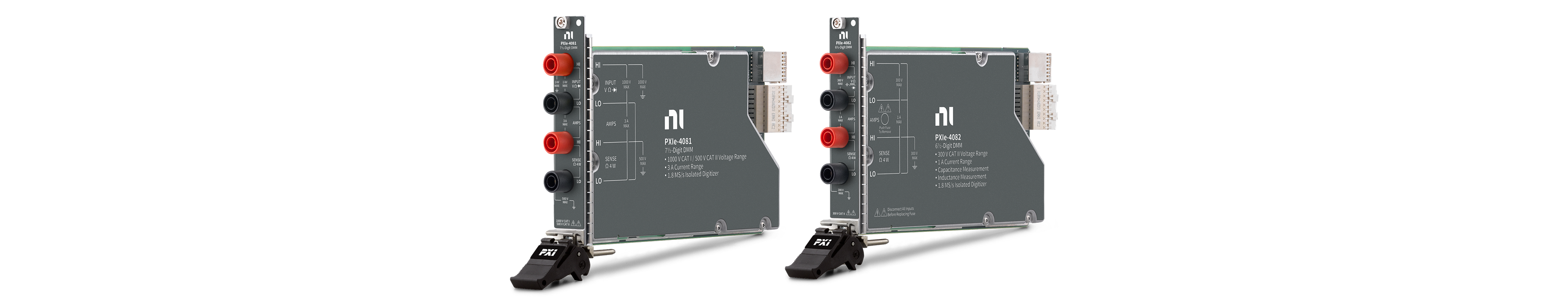 Combination of NI PXI Digital Multimeters test instruments