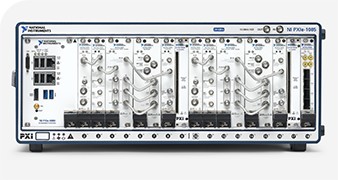 裝滿 RF 模組化儀器的 PXI 系統。