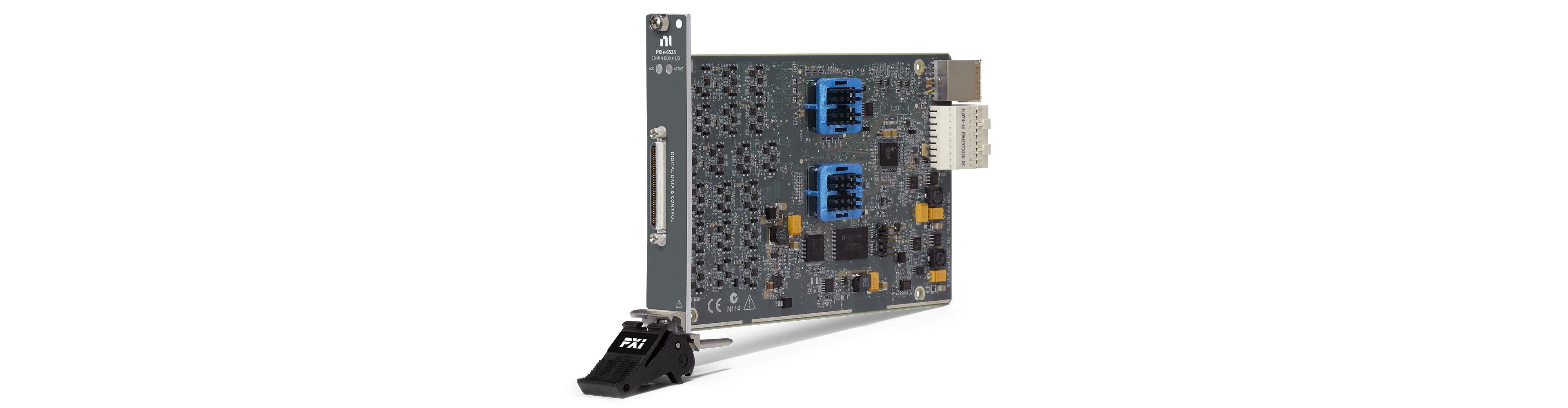 NI PXIe-6535 Digital I/O Module with 32 channels 40 MB/s