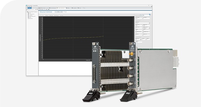 Modul zur Schall- und Schwingungsmessung PXIe-4468 mit InstrumentStudio