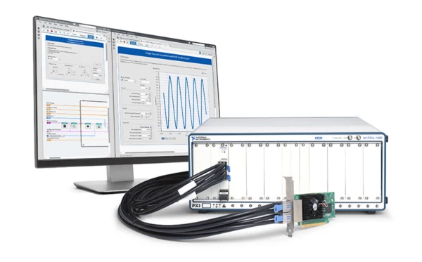 Remote control modules enable desktop control of one or more PXI chassis