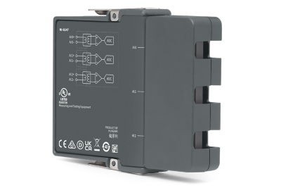 Stromeingangsmodul der C-Serie mit 3 Kanälen, 50 Aeff, 147 Apk, 50 kS/s pro Kanal, 24 Bit