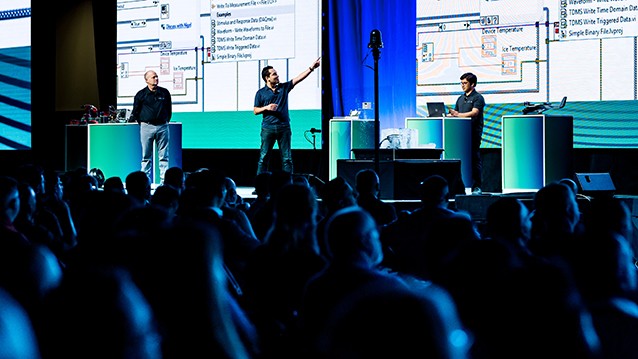 LabVIEW Nigel presentation live from the NI Connect stage.