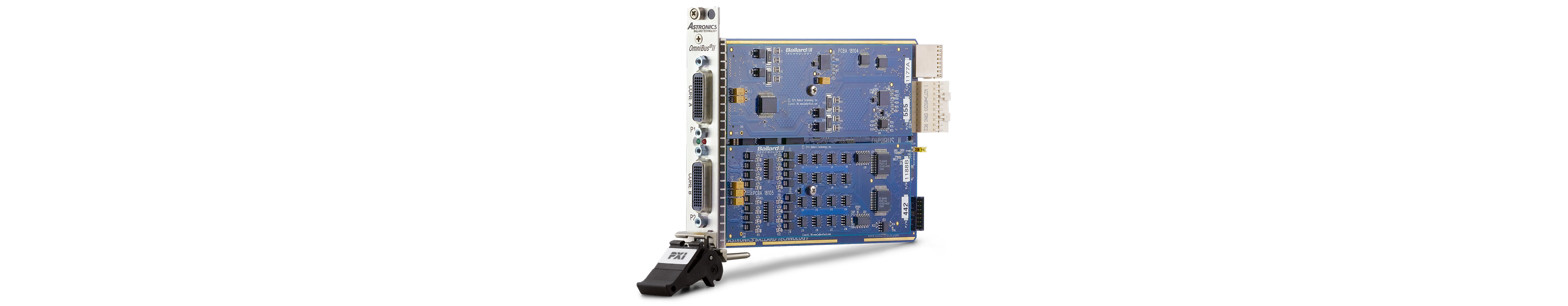 PXIe、8チャンネルPXI ARINC 429インタフェースモジュール