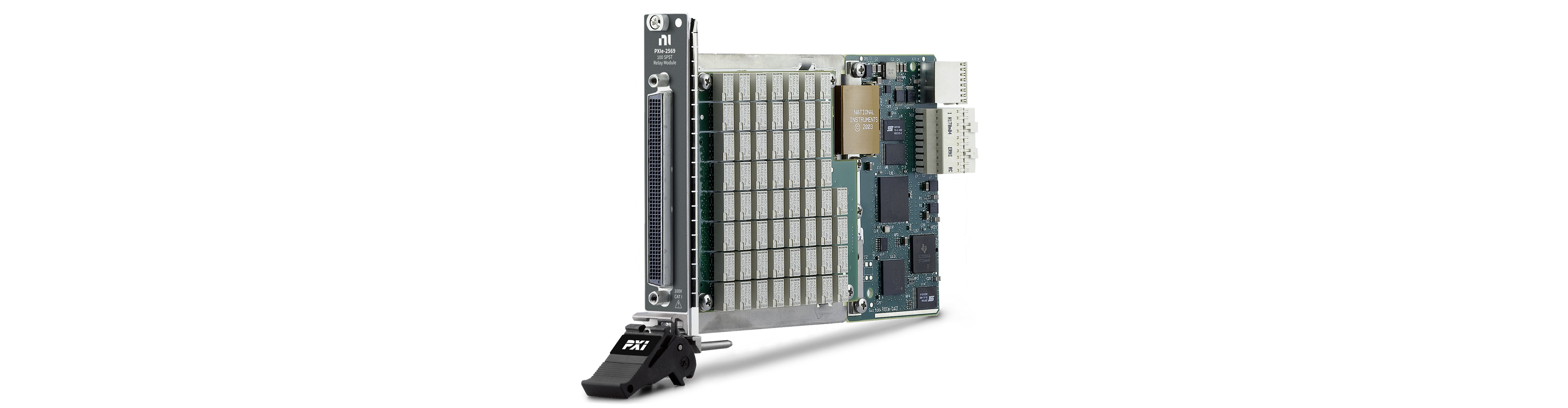 NI PXIe-2569 high-density relay switch