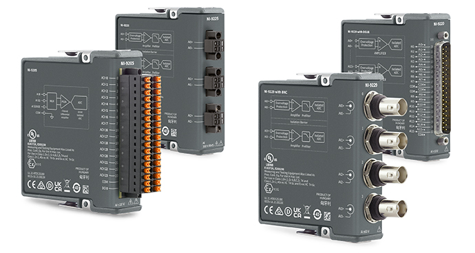 Modules d’entrée de tension CompactDAQ et CompactRIO de la Série C 