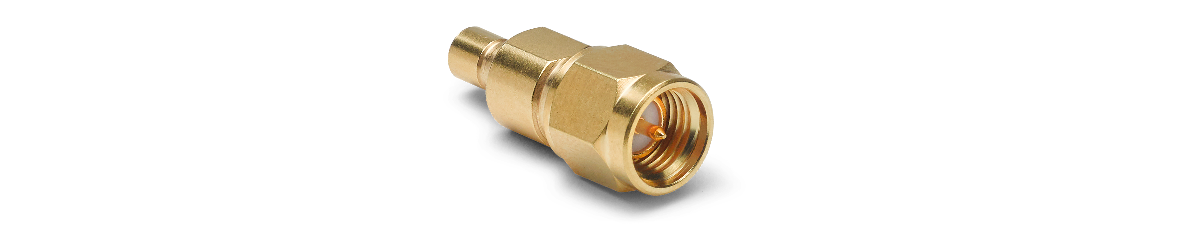 SMA plug (male) to SMB jack (male) adapter
