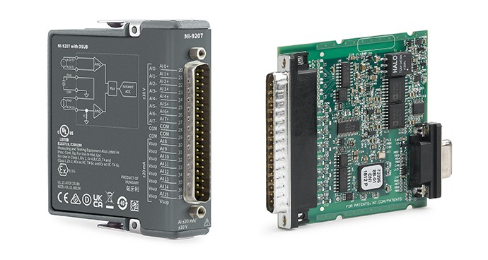 Module d’entrée de tension et de courant CompactDAQ et CompactRIO de la Série C 