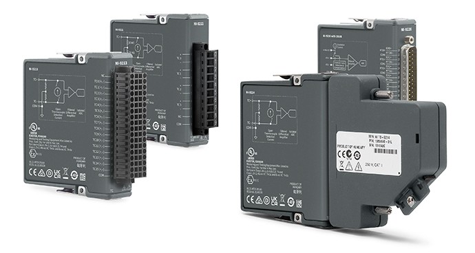 Módulo de entrada de temperatura CompactDAQ y CompactRIO de la serie C