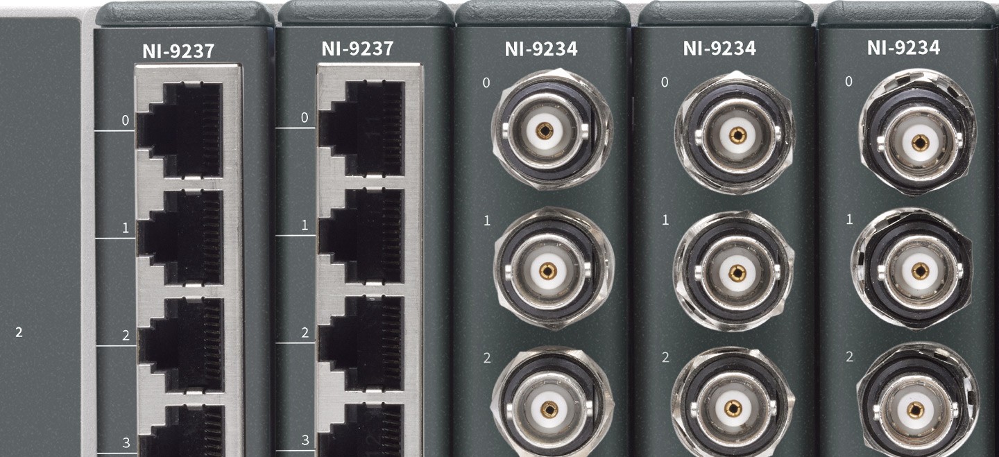 close up of c series data acquisition modules