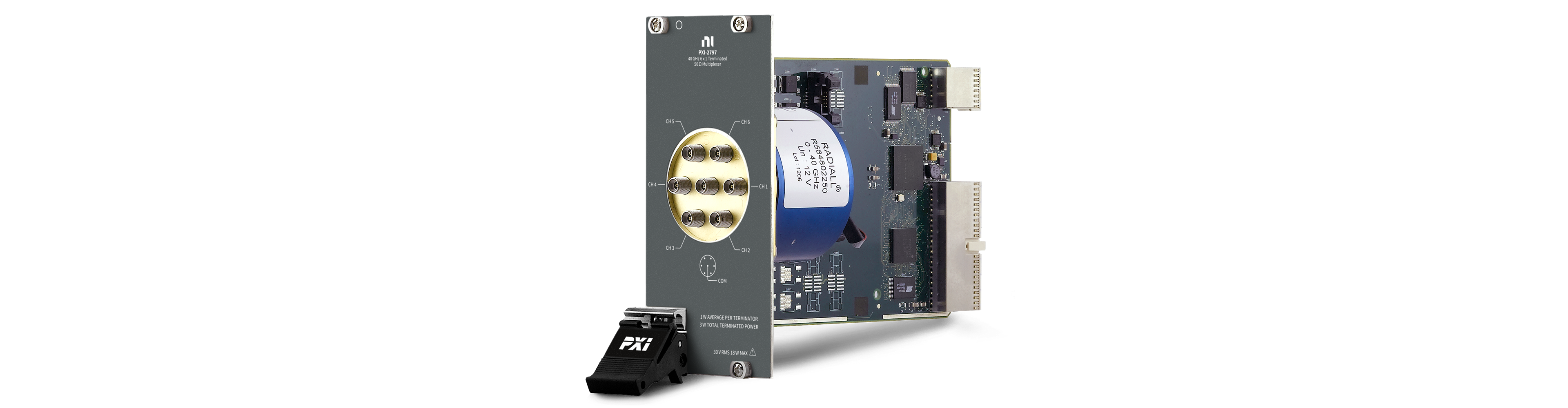 NI PXI-2797 PXI RF terminated multiplexer switch