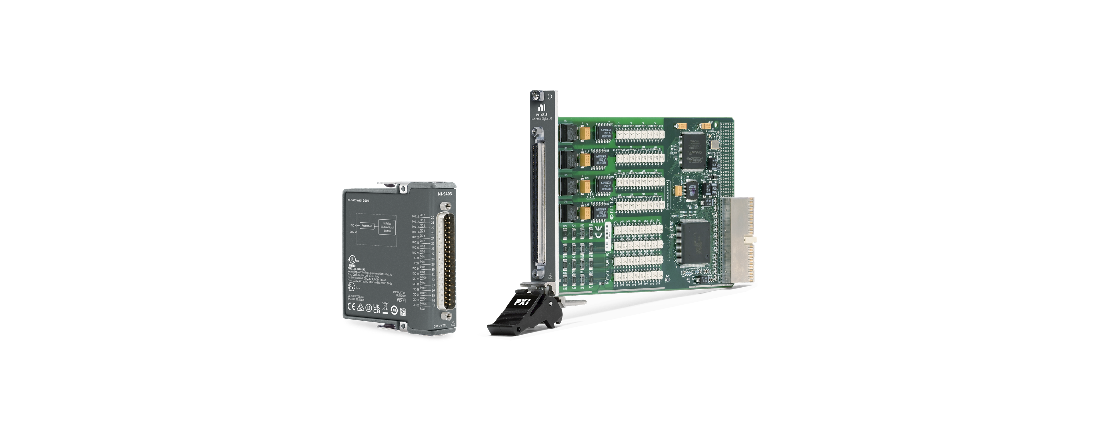 C Series and PXI Digital I/O Modules