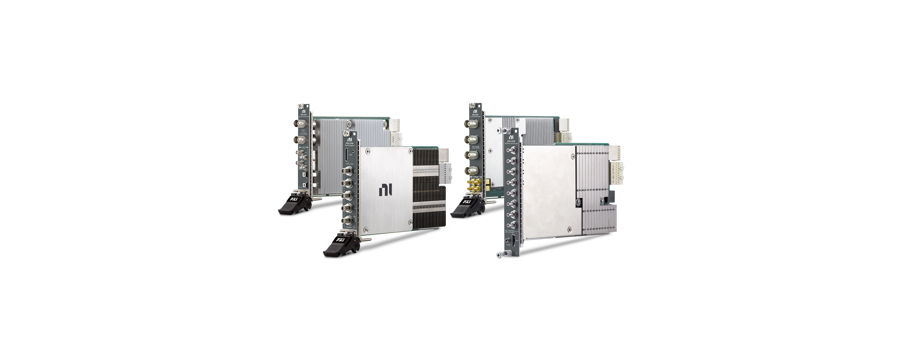 Combination of NI PXI oscilloscope and digitizer test instruments