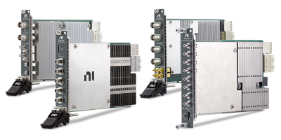 Combination of NI PXI oscilloscope and digitizer test instruments