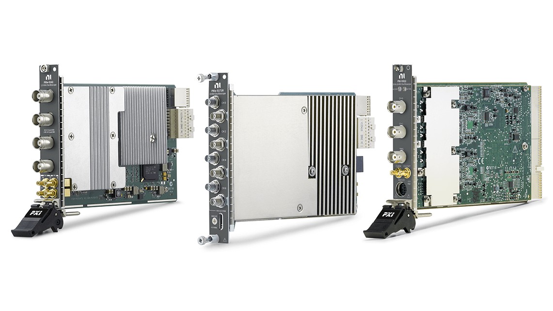 NI PXI Oscilloscope models.