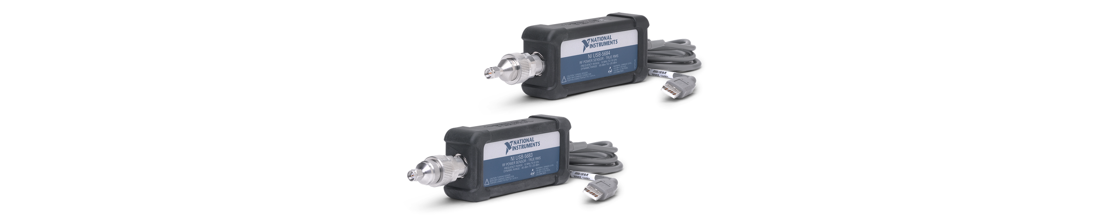Alt Text: NI PXIe-5683 and NI PXIe-5684 Power Sensors