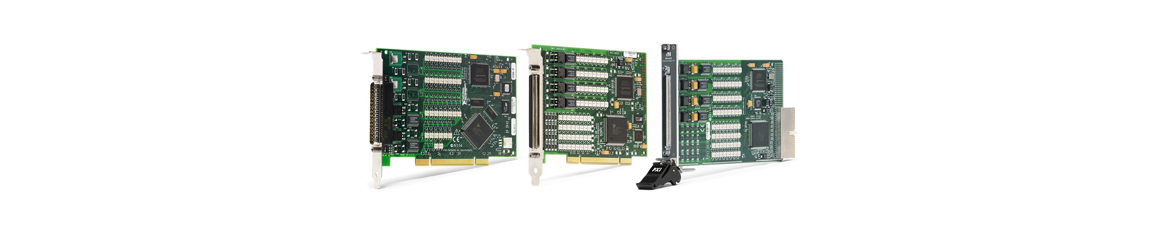 Combination of NI PXI digital instrument modules 