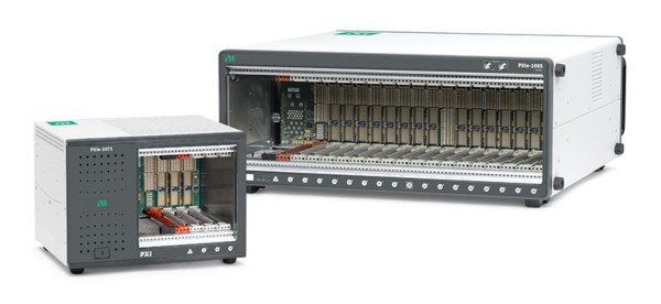 NI PXI chassis vary in size from four to 18 slots