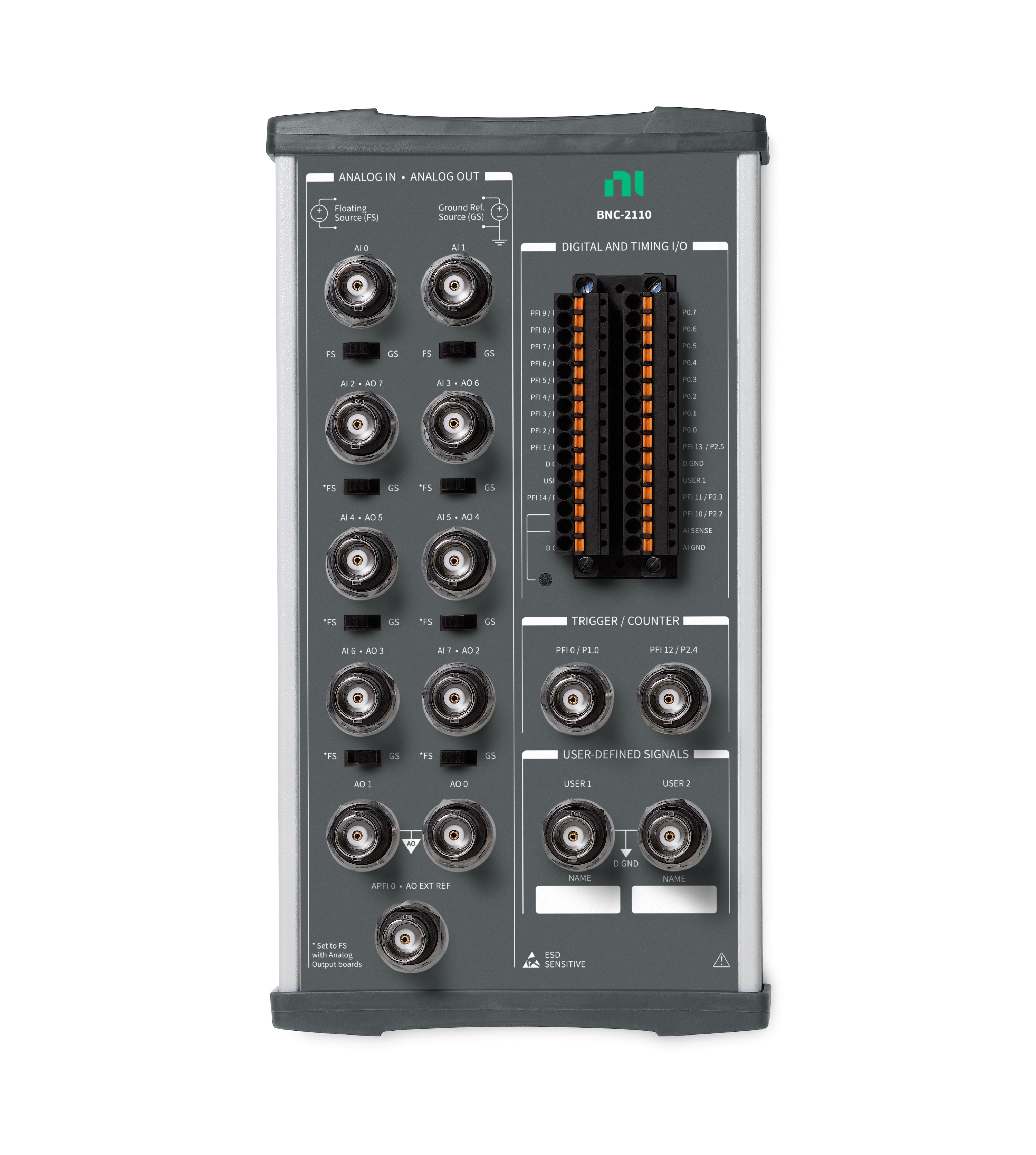 National Instruments 端子台 BNC-2111 BNC-2111 National Instruments Connector Block| Apex Waves