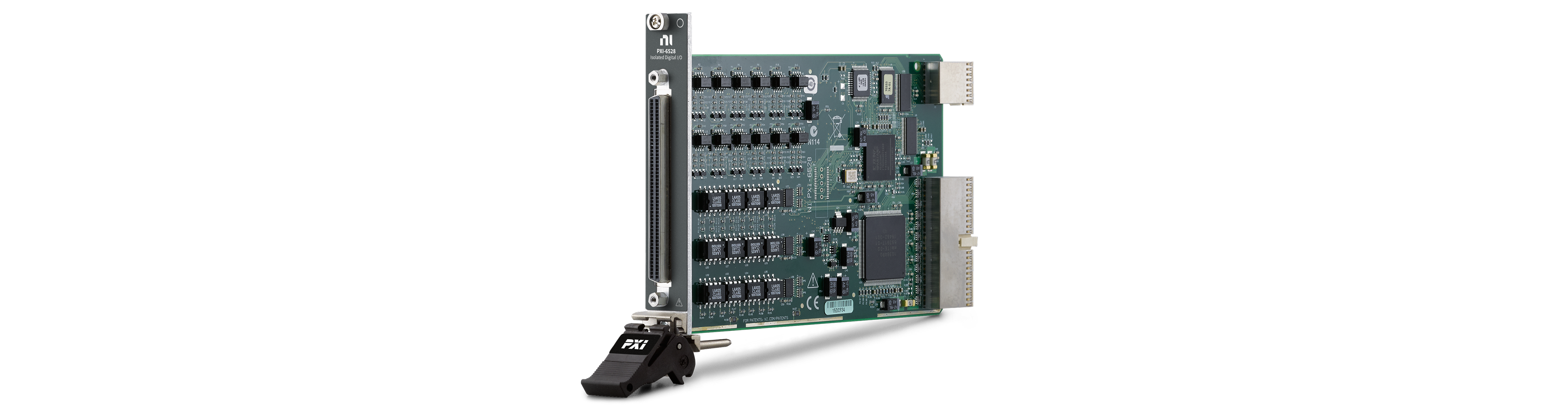 NI PXI-6528 Digital I/O module 48-Channel 24 Sink/Source Inputs 24 Sink/Source Outputs Channel-Channel Isolated