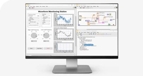 LabVIEW 그래픽 프로그래밍 환경