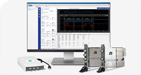  Analizador de protocolos que se ejecuta en el software InstrumentStudio™