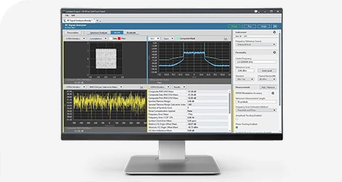 Interfaz de usuario para RFmx WLAN