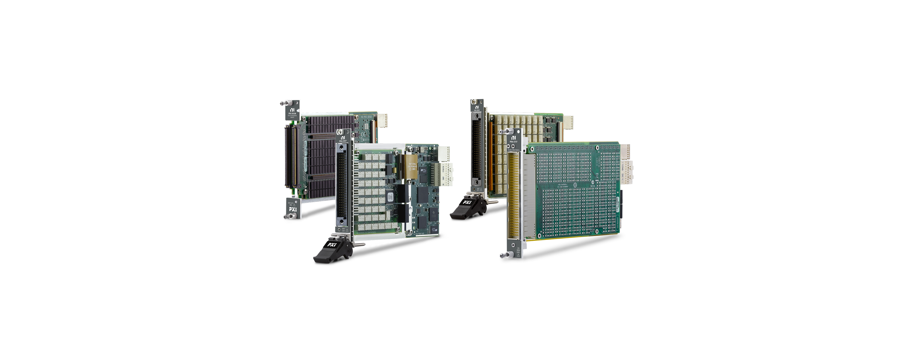 Various NI PXI switch modules