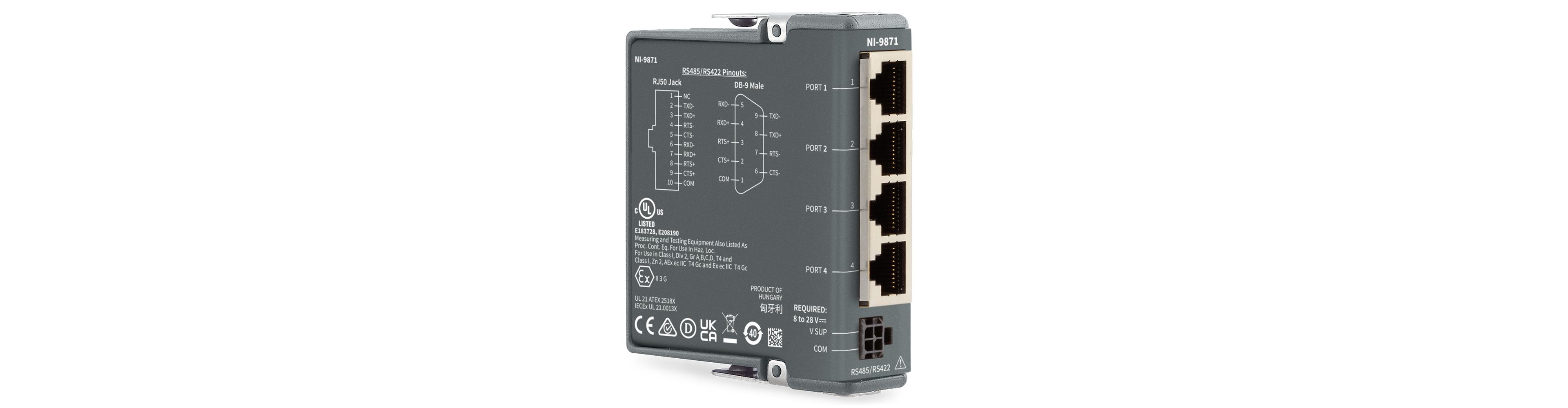 Interfaces and Instrument Control Hardware - NI