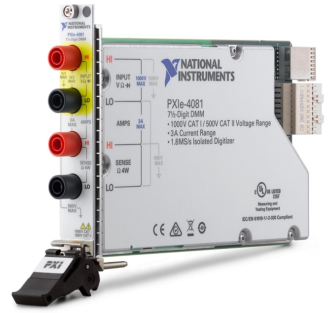 The PXIe-4081 DMM is a zero-compromise solution for any test and measurement system