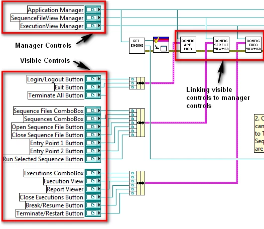 Connecting Visible Controls