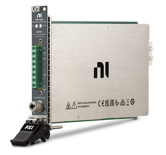 Seitenansicht des NI-Pxie-4139-Moduls