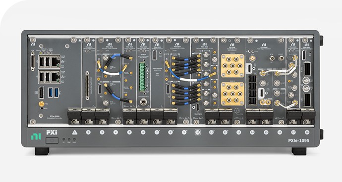 PXI test and measurement hardware platform. 