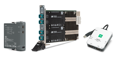 NI CAN, LIN, and Automotive Ethernet modules 