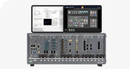 用來建立 ADAS 測試系統的 PXI 機箱正面圖