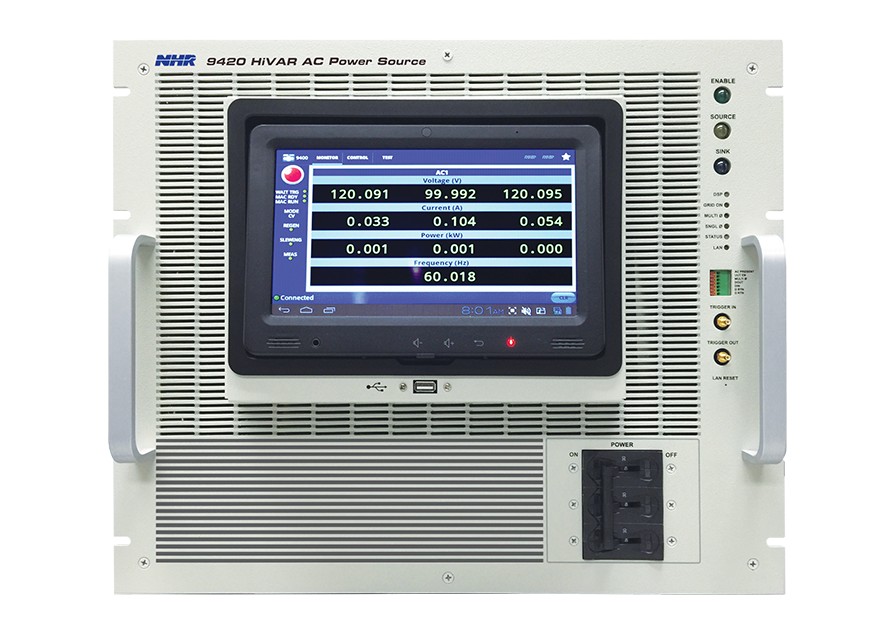 Learn more about the Model 9420 AC Power Source, which redefines selection of an AC source by addressing how to compensate for reactive power from capacitive or inductive elements in the load.