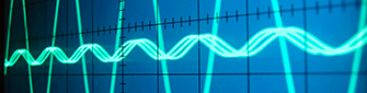 capture d’écran du signal sinusoïdal