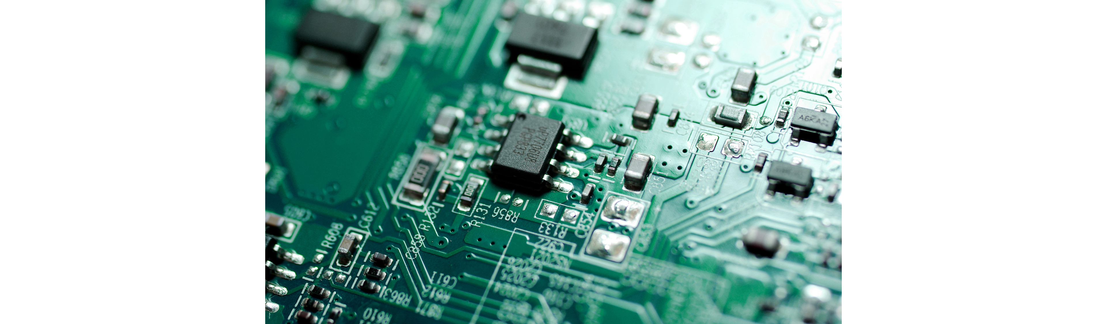 Close-up of microcontroller