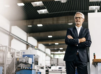 A lab manager oversees tools and processes at his facility.