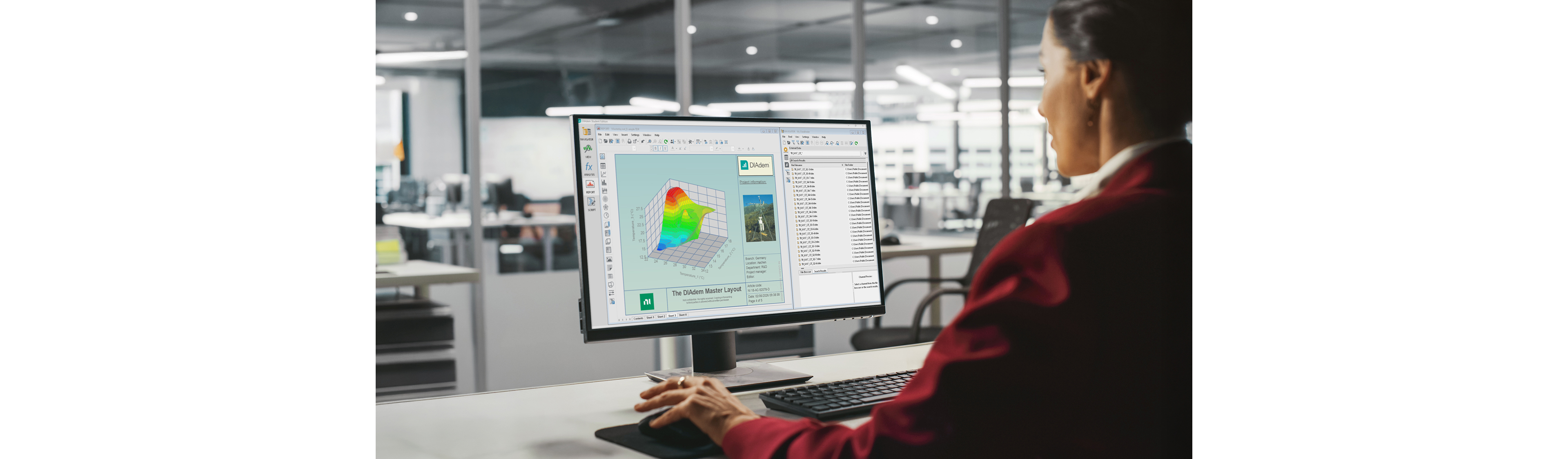 Multichannel data processing with DIAdem