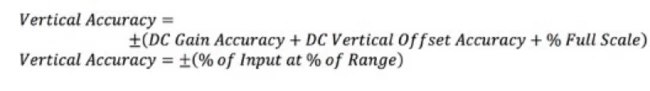 Calculating the Vertical Accuracy of an Oscilloscope