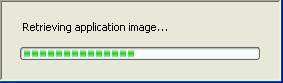 Retrieve Application Image Progress Dialog