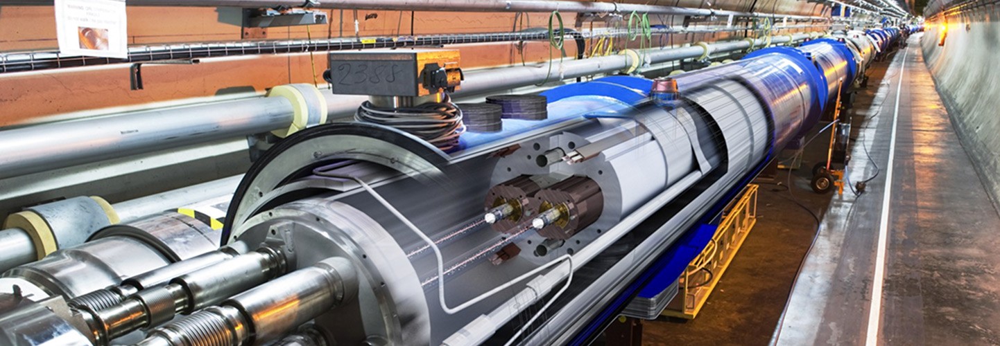 Bild des LHC-Beschleunigers bei CERN