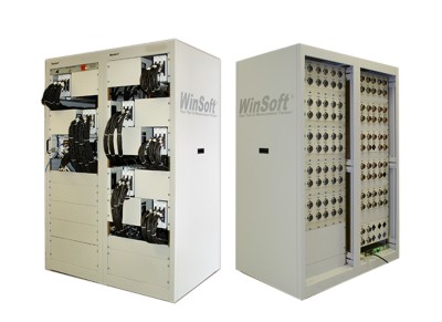 Front and side view of Winsoft’s Thermal Vacuum Chamber Test Solution for Satellite Validation