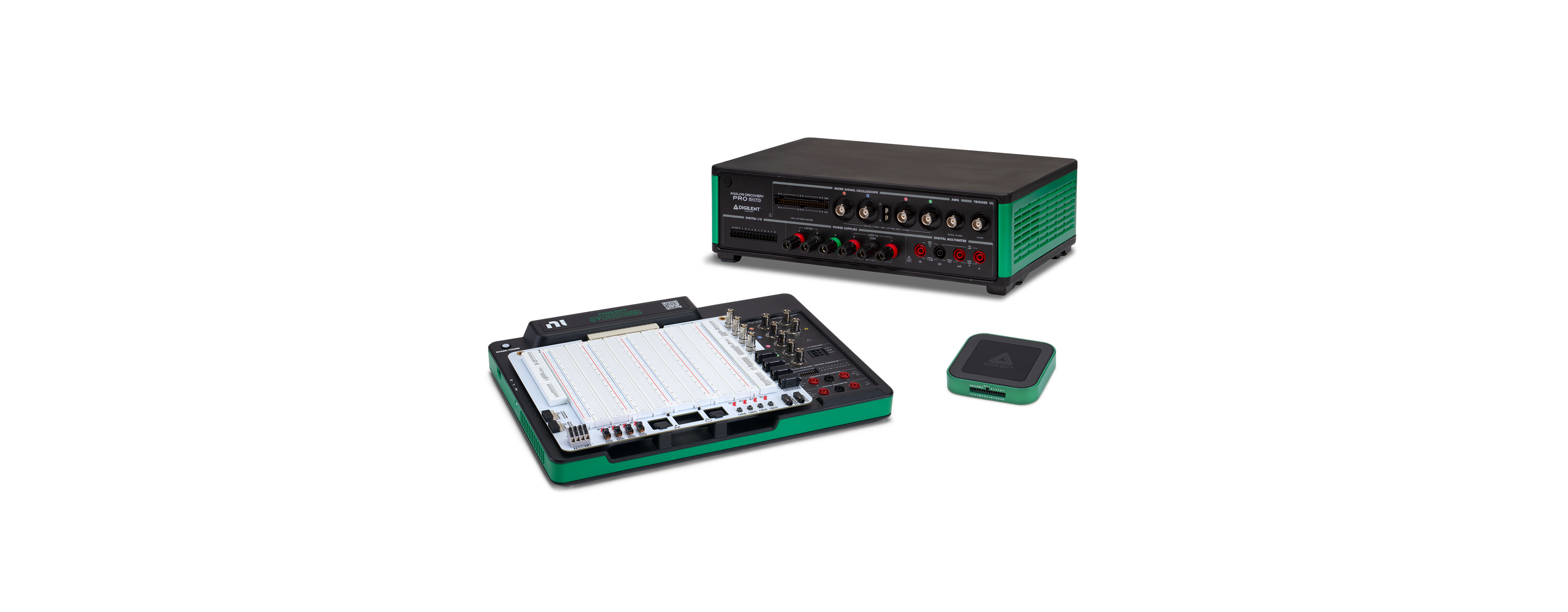 Analog Discovery Studio Max, Analog Discovery 3 und Analog Discovery Studio Pro