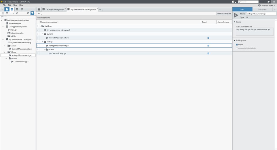 Building And Managing Applications And Libraries In Labview Nxg Ni