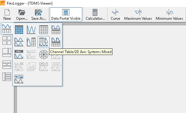 Use preconfigured layouts or customize your own layouts to view data in the FlexLogger TDMS Viewer