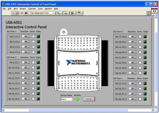 Usb 6009 multifunction i/o device