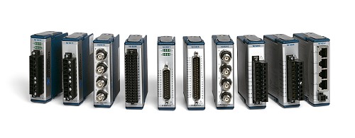 Choose from more than 150 NI and 3rd party measurement-specific modules with built-in signal conditioning to connect to a wide array of sensors and signals